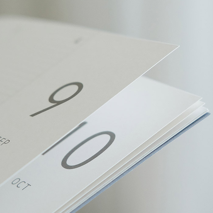 220gsm paper - Eedendesign 2021 Hello month B5 dated monthly planner