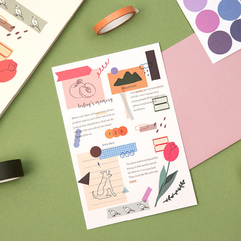 Ardium Memory of twelve months postcard set Ardium Memory of twelve months postcard set