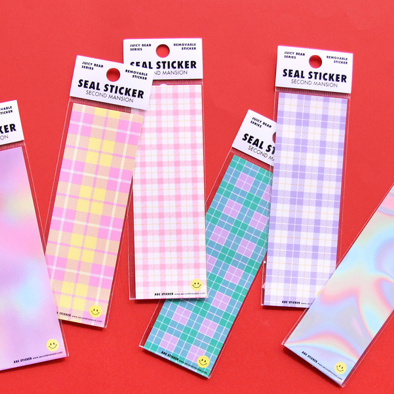 Second Mansion Hightteen number removable sticker seal