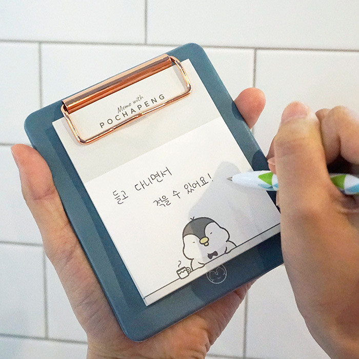 N.IVY Pochapeng clipboard holder with sticky notepad