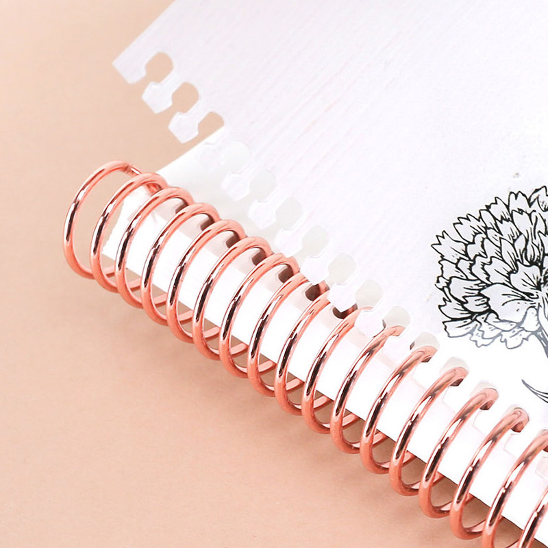 Spiral binding - 2021 Watercolor Quote spiral dated weekly planner