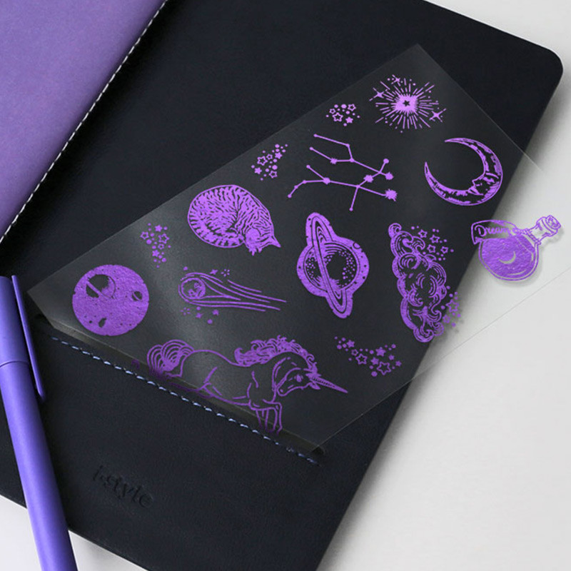 Unicorn - istyle Antique transparent clear foil sticker