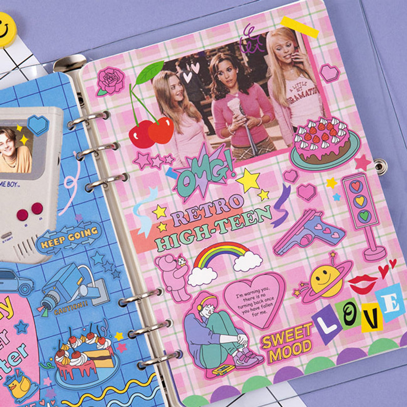 Usage example - Ardium Pop illustration colorful point paper sticker ver5 Usage example - Ardium Pop illustration colorful point paper sticker ver5