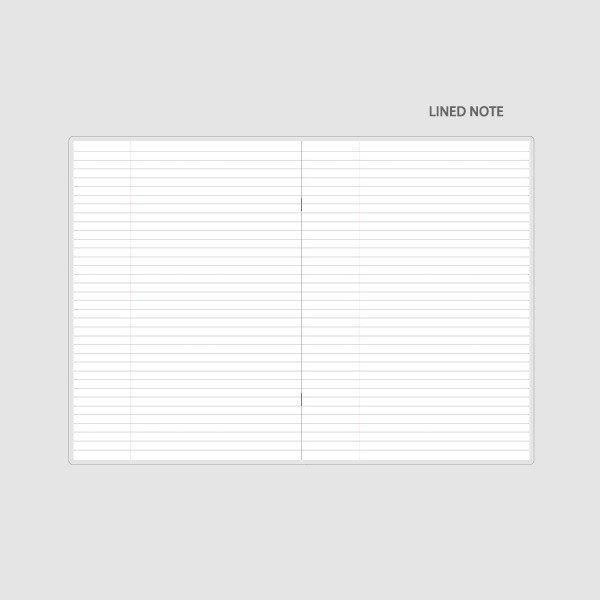 Lined note - Chachap 2021 Note dated monthly diary planner