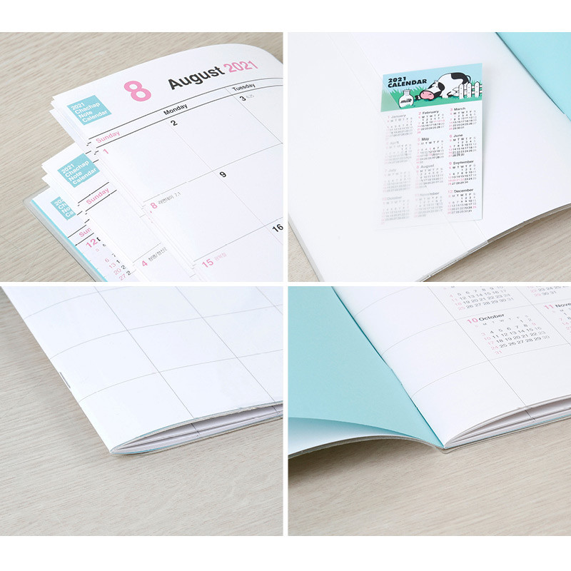 Detail of Chachap 2021 Note dated monthly diary planner