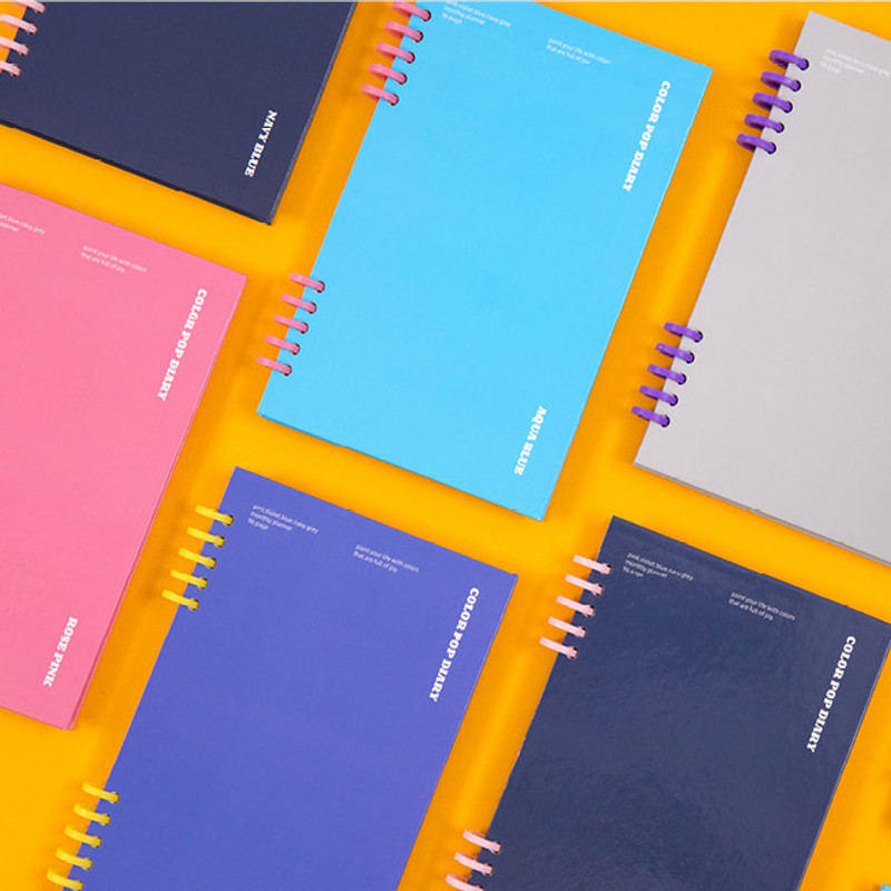 Ardium Color pop 10 rings dateless monthly diary planner Ardium Color pop 10 rings dateless monthly diary planner