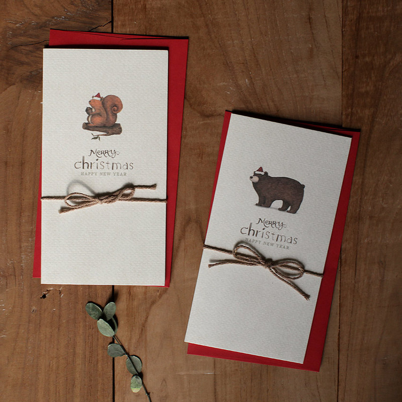 DBD Forest Christmas card with envelope DBD Forest Christmas card with envelope