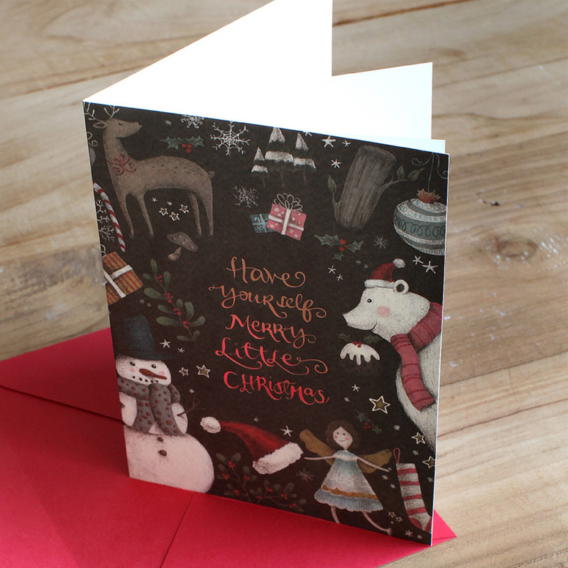 DBD Celebrate Christmas card with envelope DBD Celebrate Christmas card with envelope