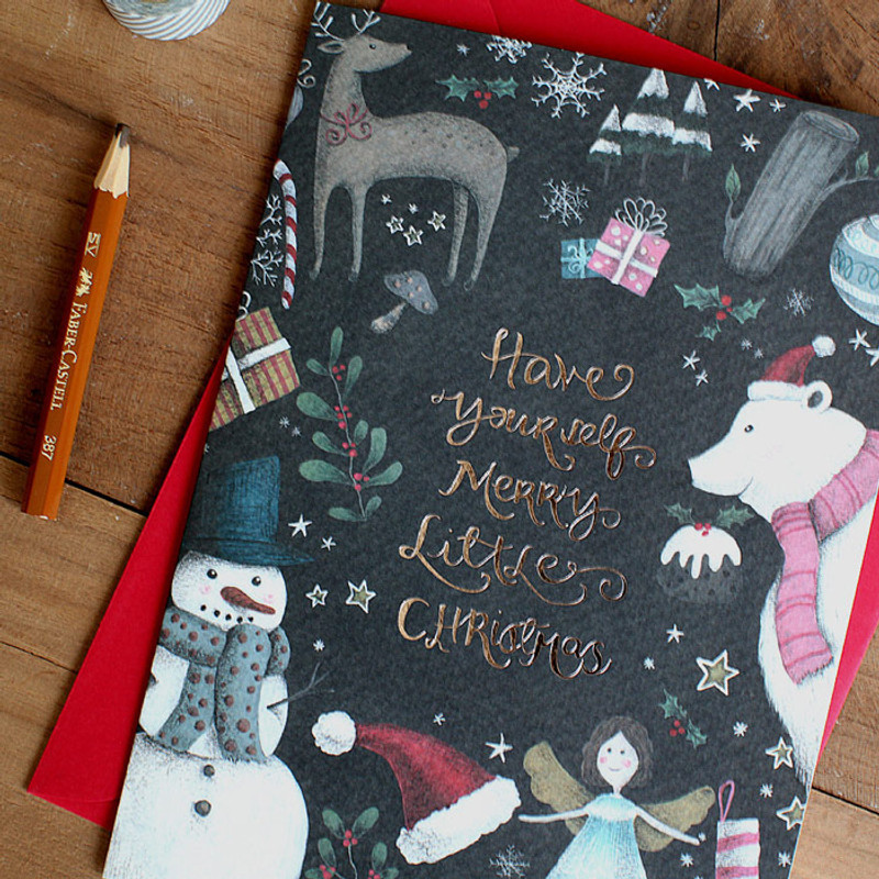 DBD Celebrate Christmas card with envelope DBD Celebrate Christmas card with envelope