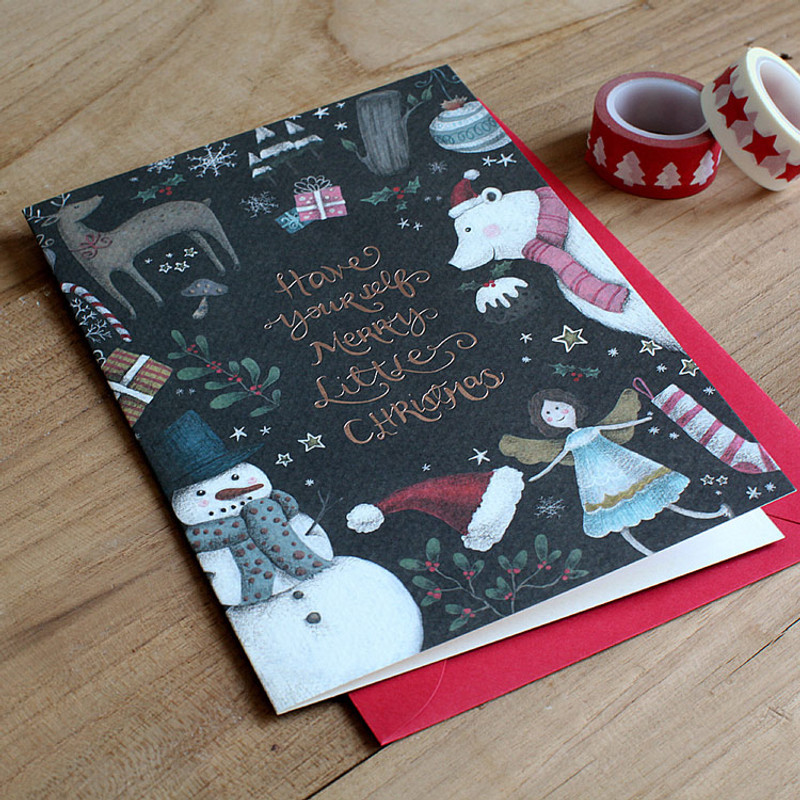 DBD Celebrate Christmas card with envelope DBD Celebrate Christmas card with envelope