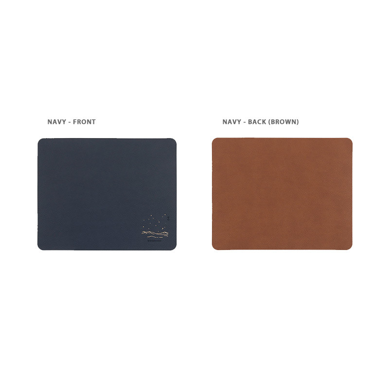 Navy - Bookfriends Korean literature reversible mouse pad