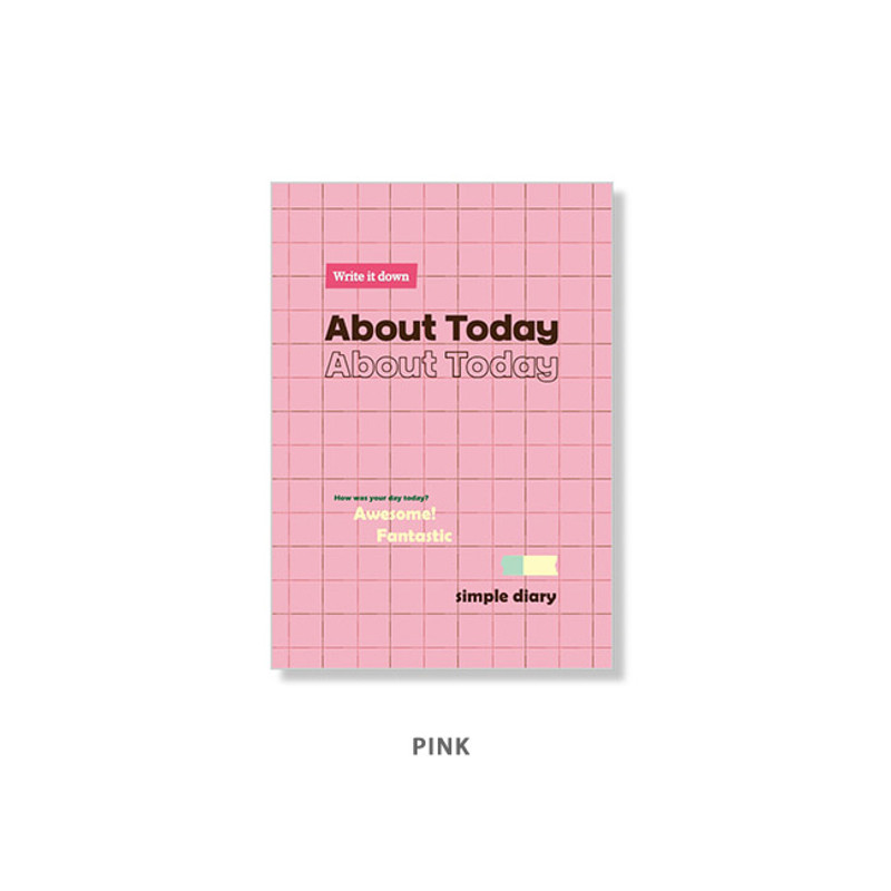 Pink - Ardium About today dateless daily diary planner Pink - Ardium About today dateless daily diary planner