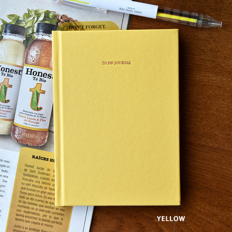 Yellow - Play Obje To do list daily checklist planner notebook Yellow - Play Obje To do list daily checklist planner notebook