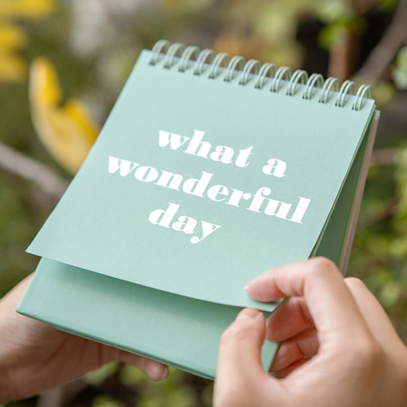 Ardium 31 days dateless daily desk calendar