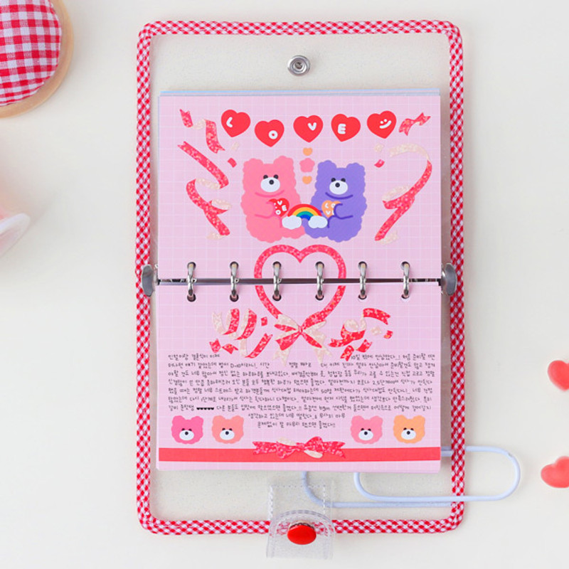 Basic - Wanna This Palette grid paper A7 size 6 holes refills set Basic - Wanna This Palette grid paper A7 size 6 holes refills set