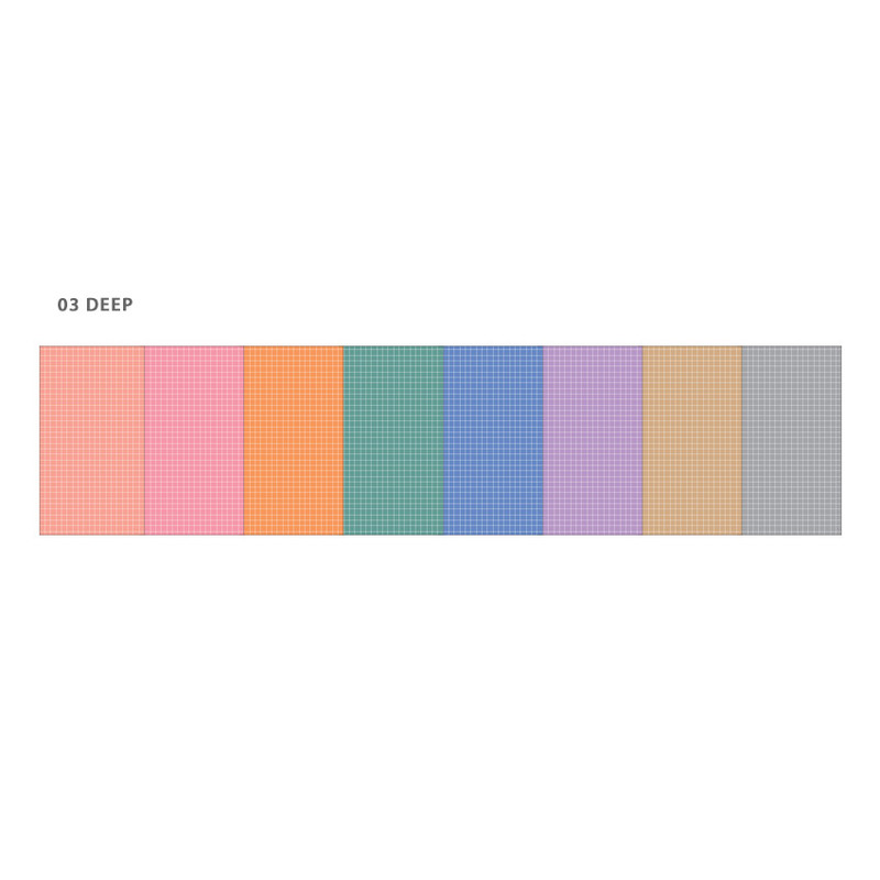 Deep - Wanna This Palette grid A6 size 6 holes paper refills set