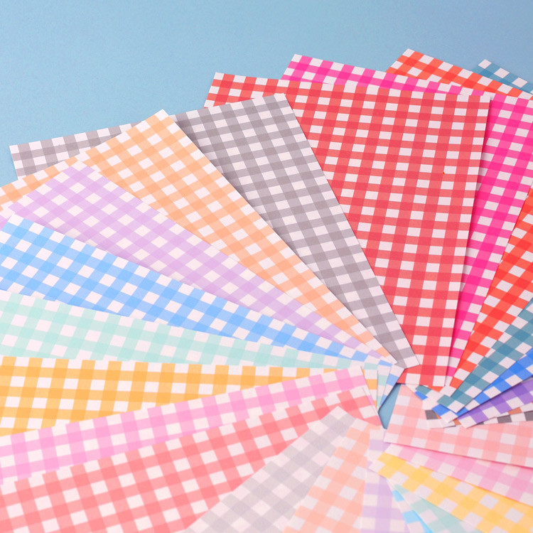 Wanna This Picnic check A5 size 6 holes paper refills set