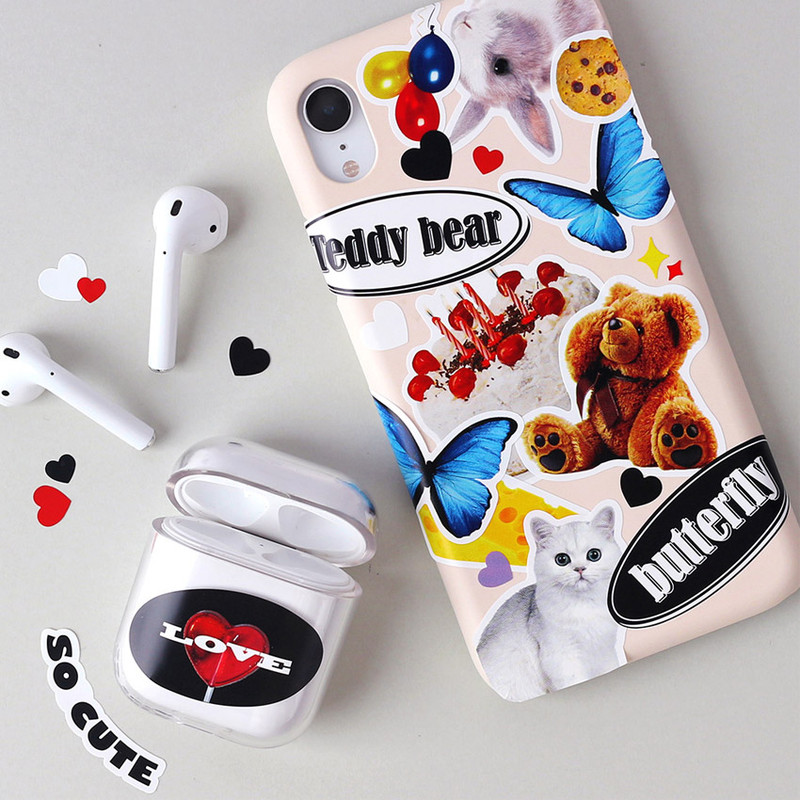 Usage example - Wanna This Object removable deco 6 sticker sheets set