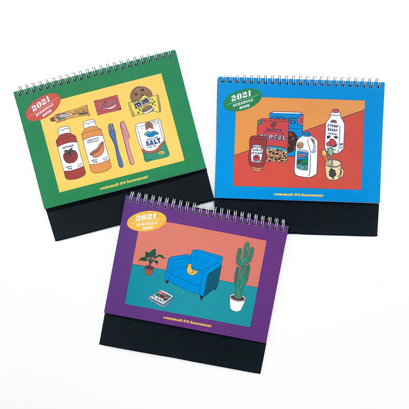 Design Comma-B 2021 Retro monthly standing desk scheduler