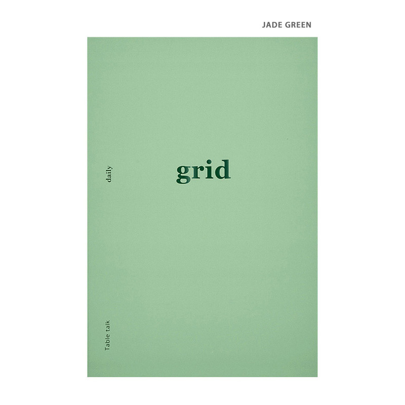 Jade green - Antenna Shop Better together A5 size grid notebook