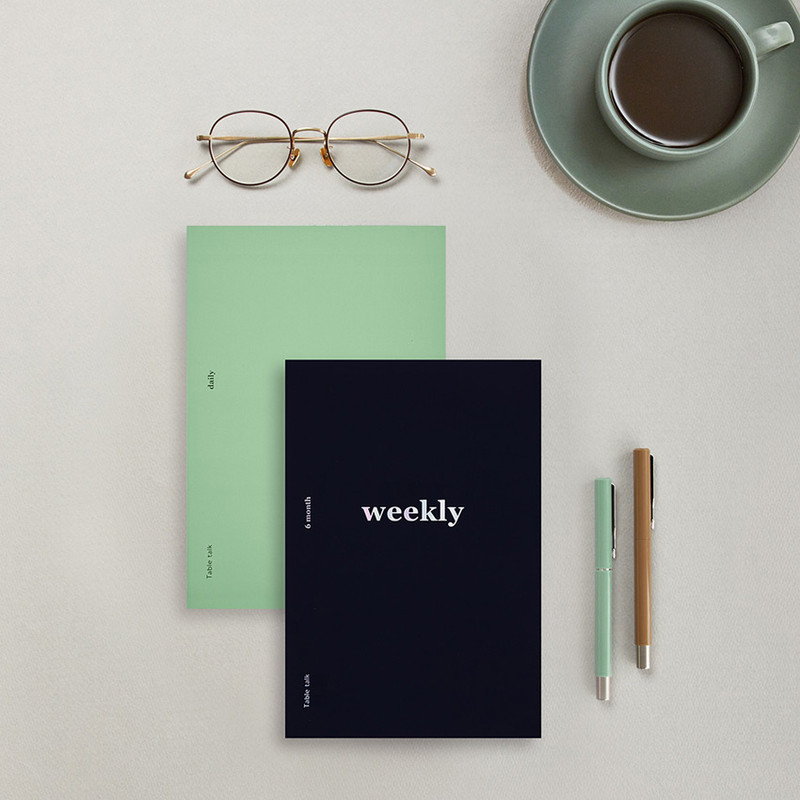 Better together A5 size 6 months dateless weekly planner