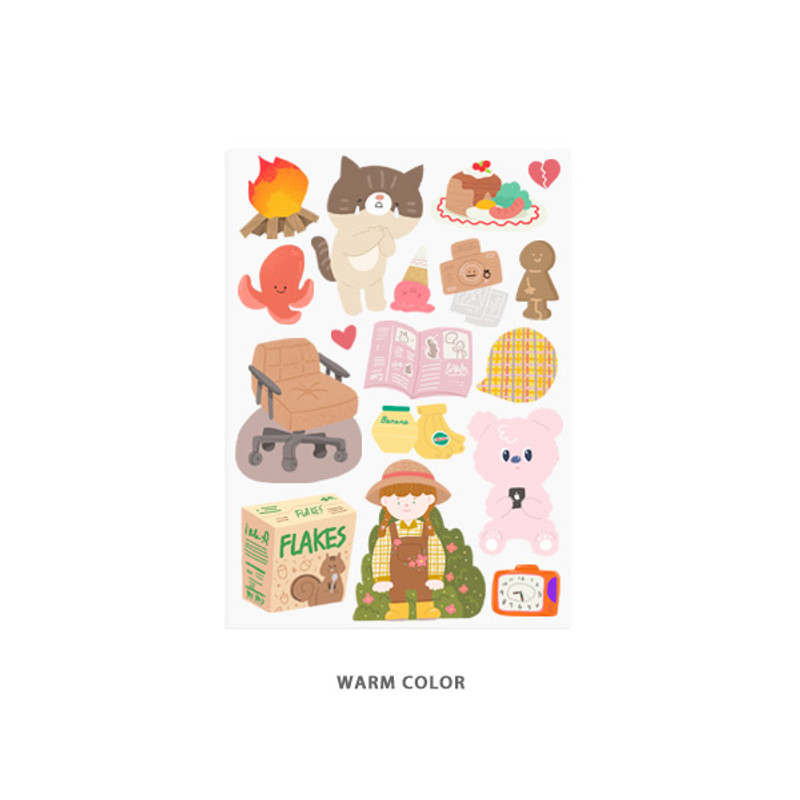 Warm Color - Oh-ssumthing O-ssum sticker for decoration ver3