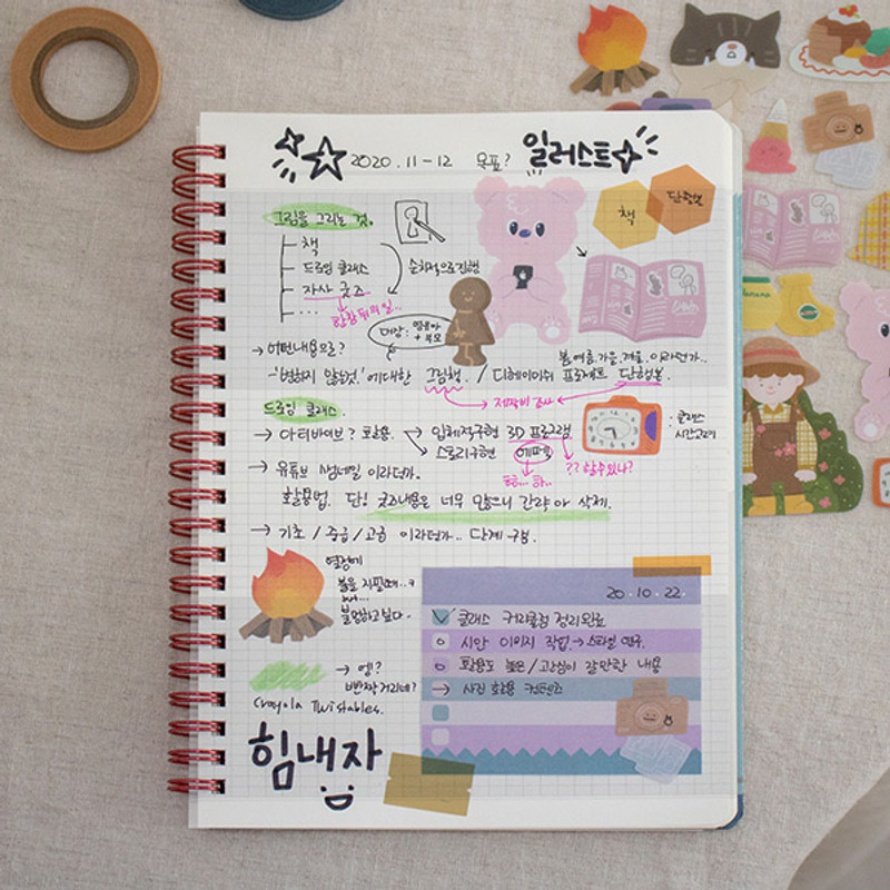 Usage example - Oh-ssumthing O-ssum sticker for decoration ver3