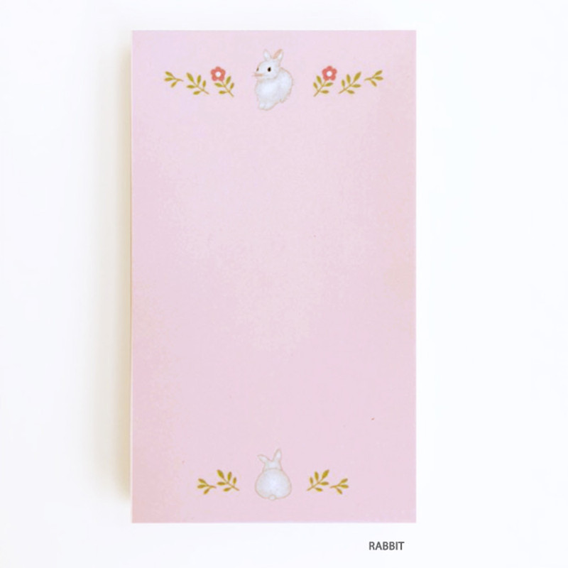 Rabbit - O-CHECK Cute memo note writing pad Rabbit - O-CHECK Cute memo note writing pad
