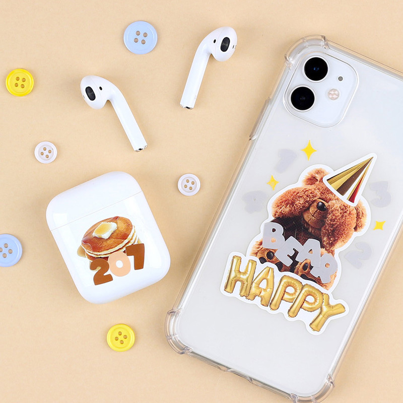 Usage example - Wanna This Ddung phabet pastel Alphabet letter sticker