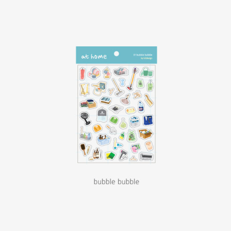 Bubble Bubble - Byfulldesign At home useful deco sticker sheet set