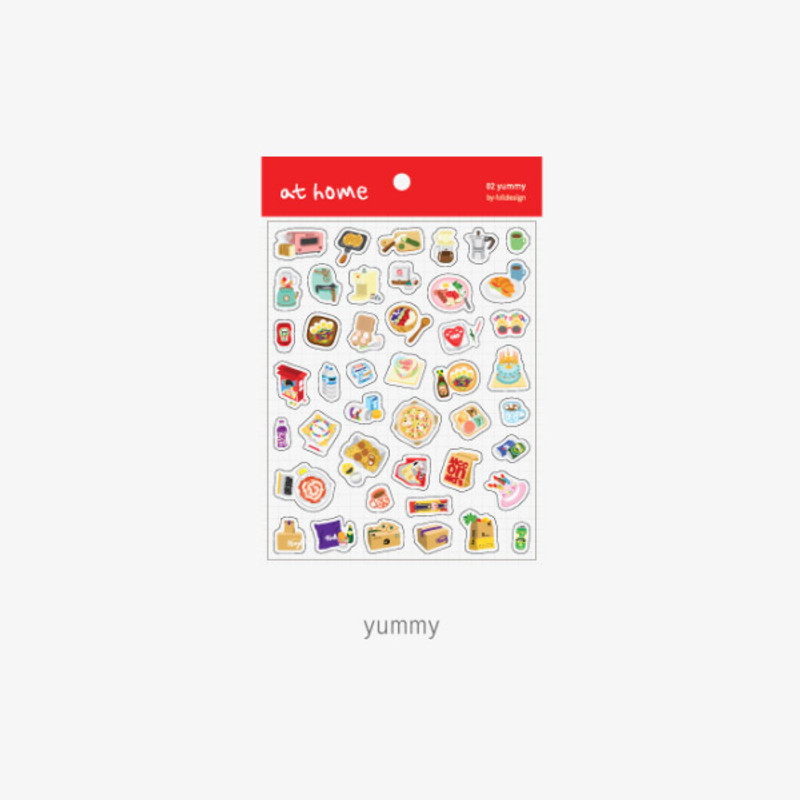 Yummy - Byfulldesign At home useful deco sticker sheet set