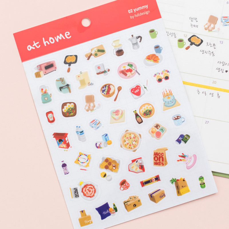 Yummy - Byfulldesign At home useful deco sticker sheet set