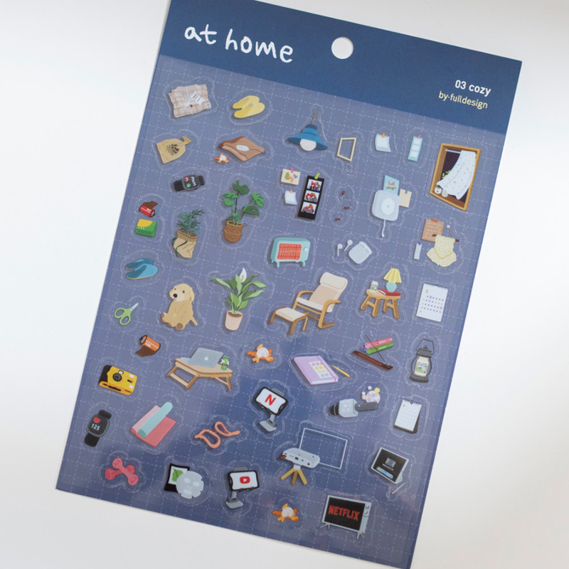 Cozy - Byfulldesign At home useful deco sticker sheet set