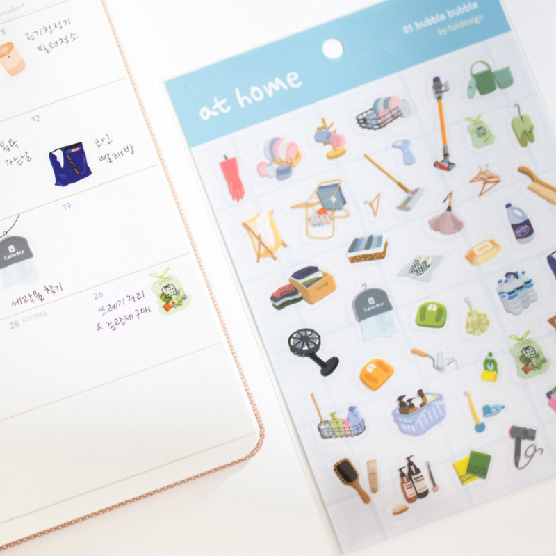 Bubble Bubble - Byfulldesign At home useful deco sticker sheet set