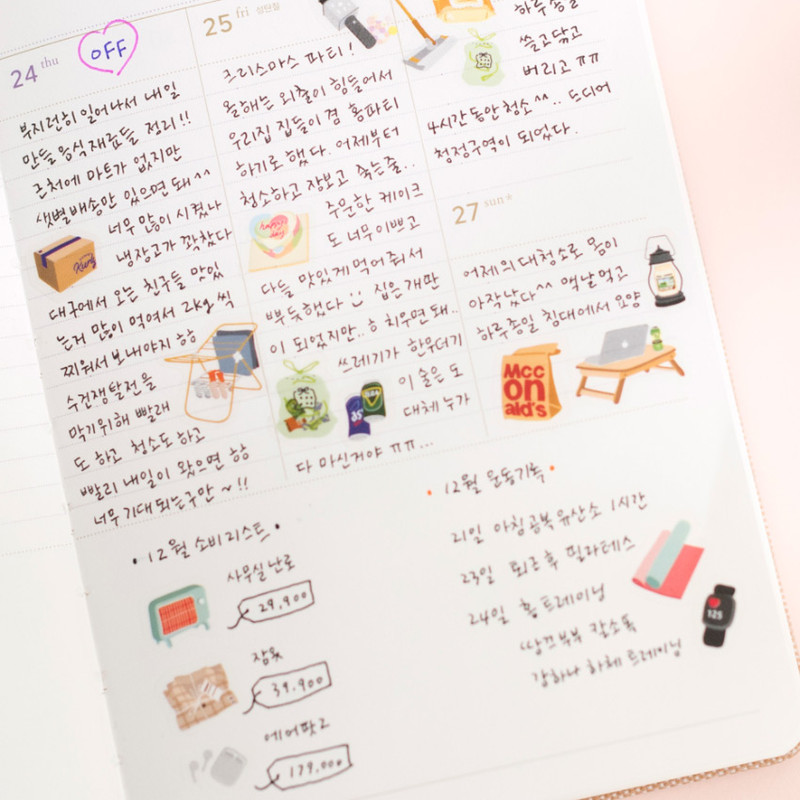 Usage example - Byfulldesign At home useful deco sticker sheet set