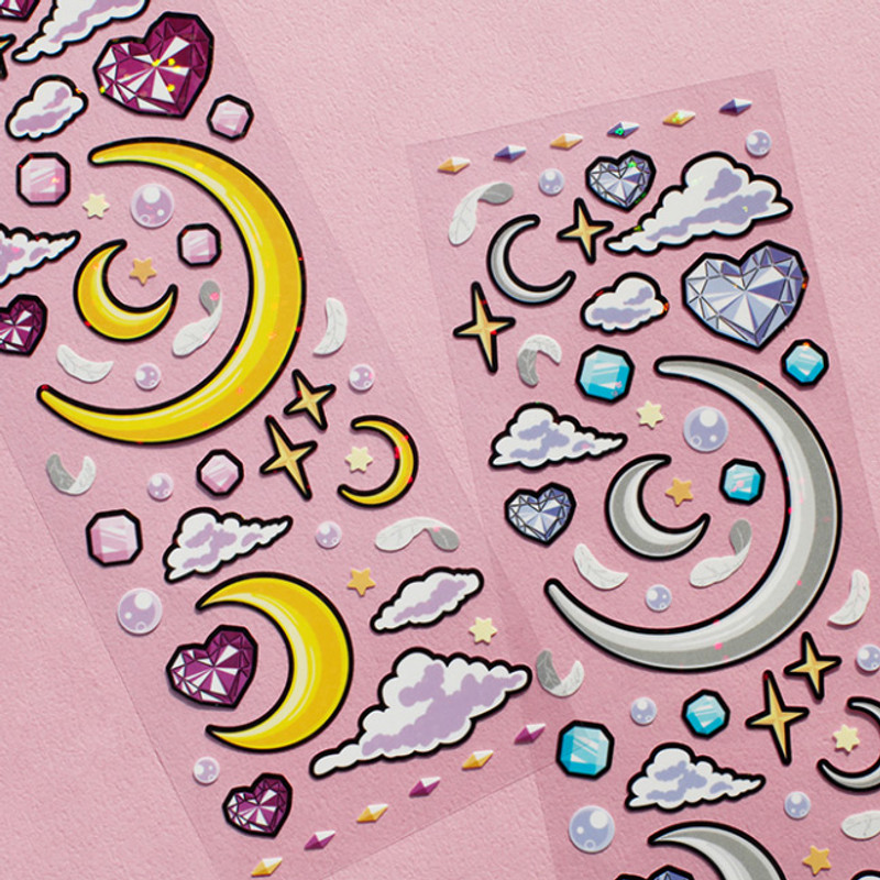 After The Rain Dreamlike glitter deco sticker