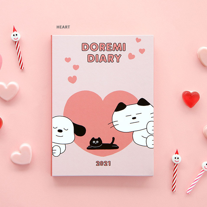 Heart - ICONIC 2021 Doremi dated weekly diary planner