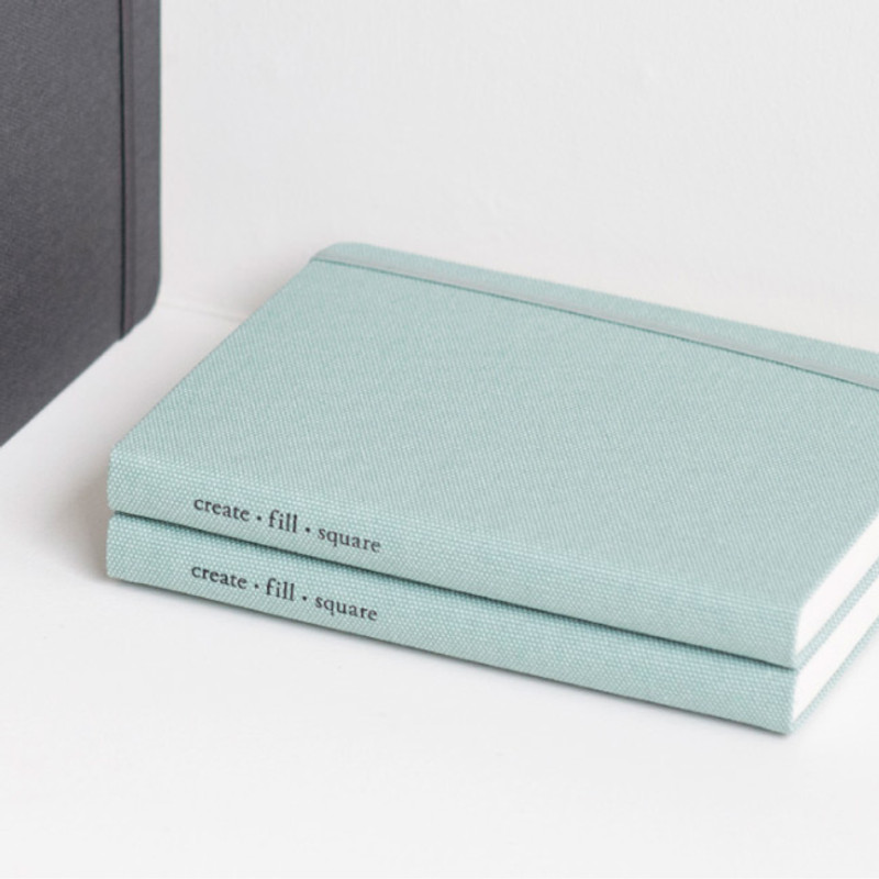 Emerald Mint - Byfulldesign Making memory small and wide grid notebook