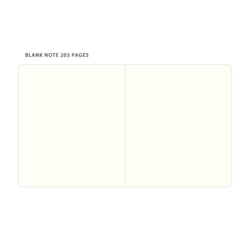 Blank note - Byfulldesign Making memory small and wide blank notebook 