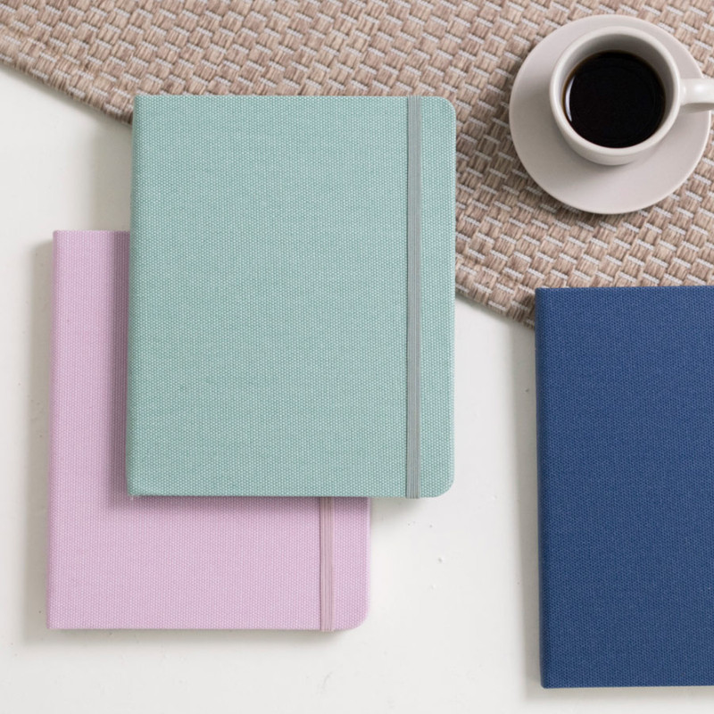 Emerald mint - Byfulldesign Making memory small and wide lined notebook