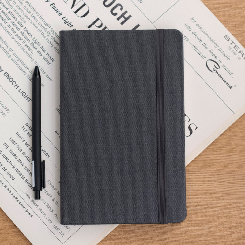 Dark Gray - Byfulldesign Making memory medium grid notebook ver2