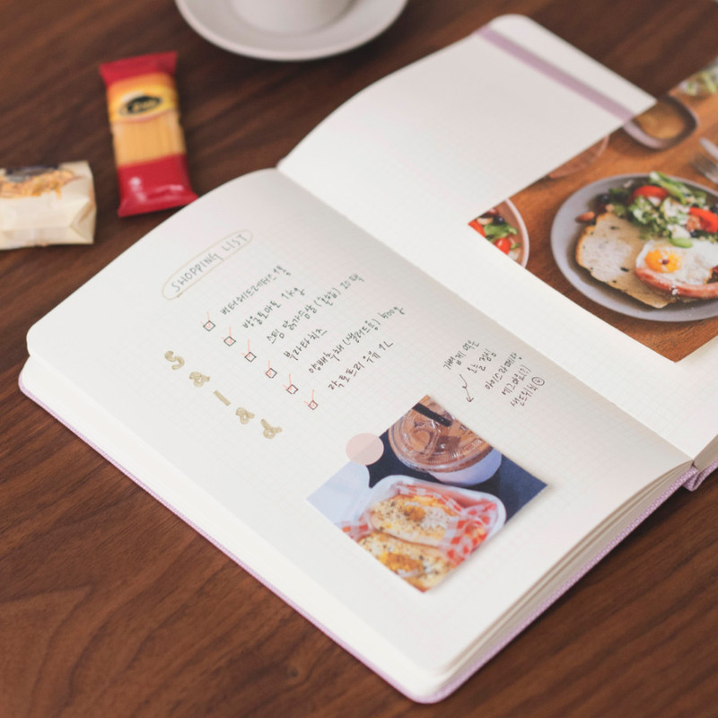 Usage example - Byfulldesign Making memory medium grid notebook ver2