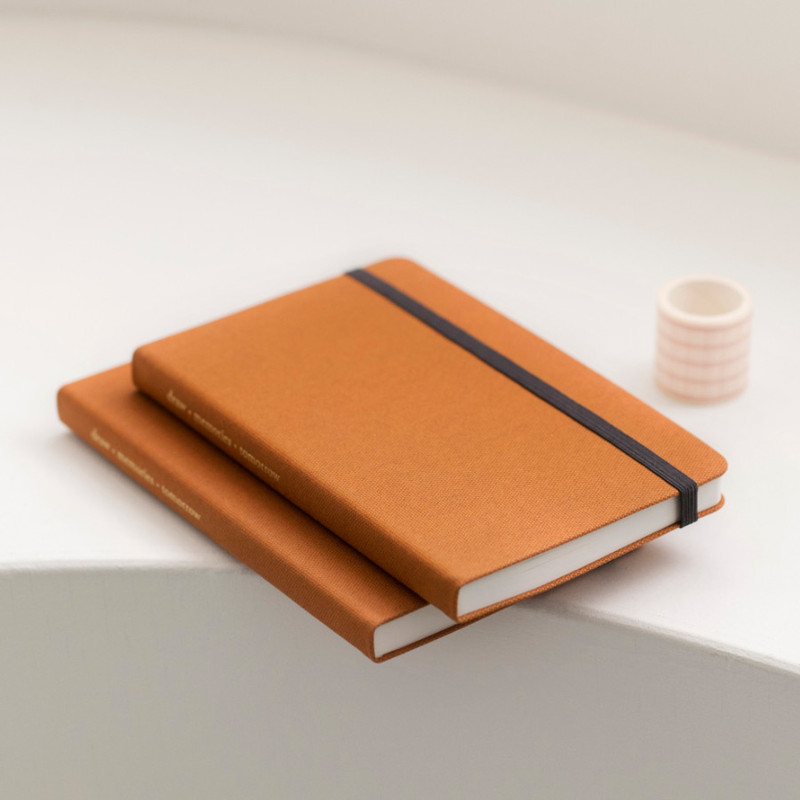 Pumpkin Orange - Byfulldesign Making memory medium blank notebook ver2
