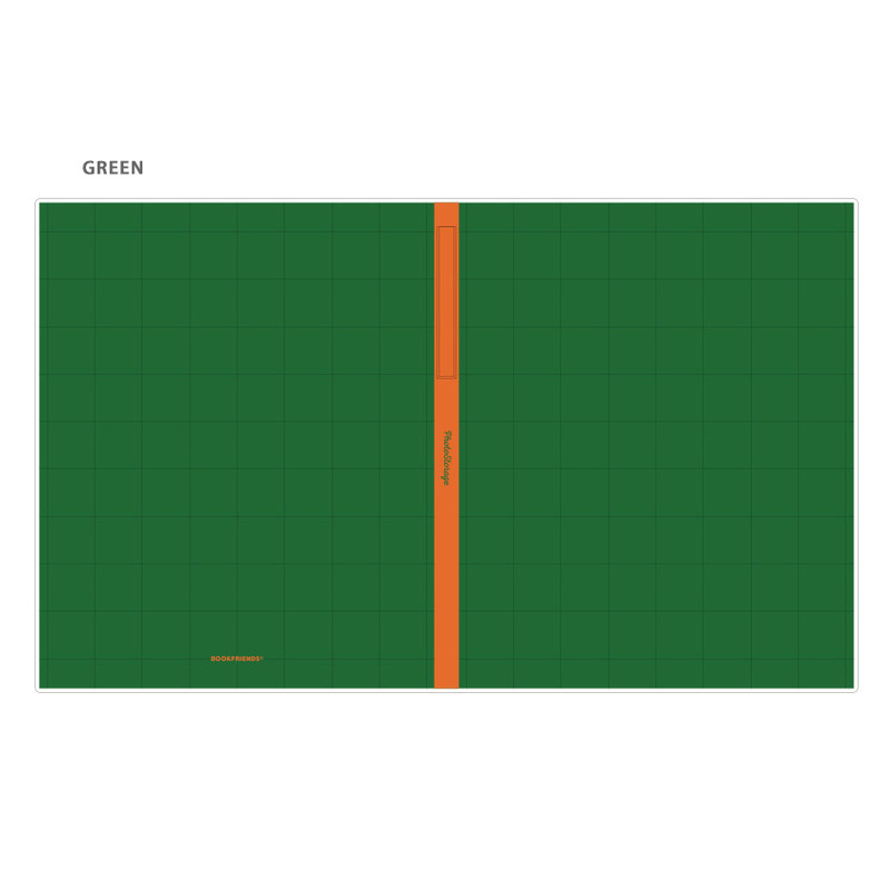Green - Bookfriends Grid photo storage self adhesive photo album