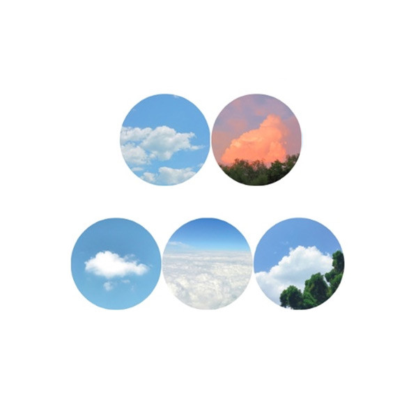 Meri Film Sky and Cloud paper circle sticker