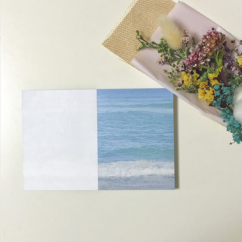Easy tear off - Meri Film Gangneung beach memo writing notepad