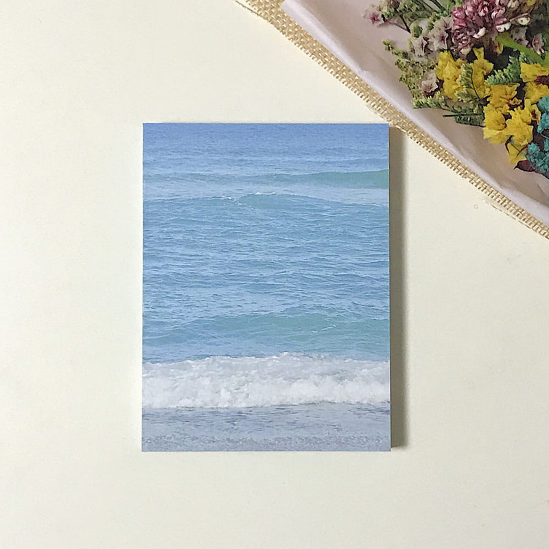 Meri Film Gangneung beach memo writing notepad