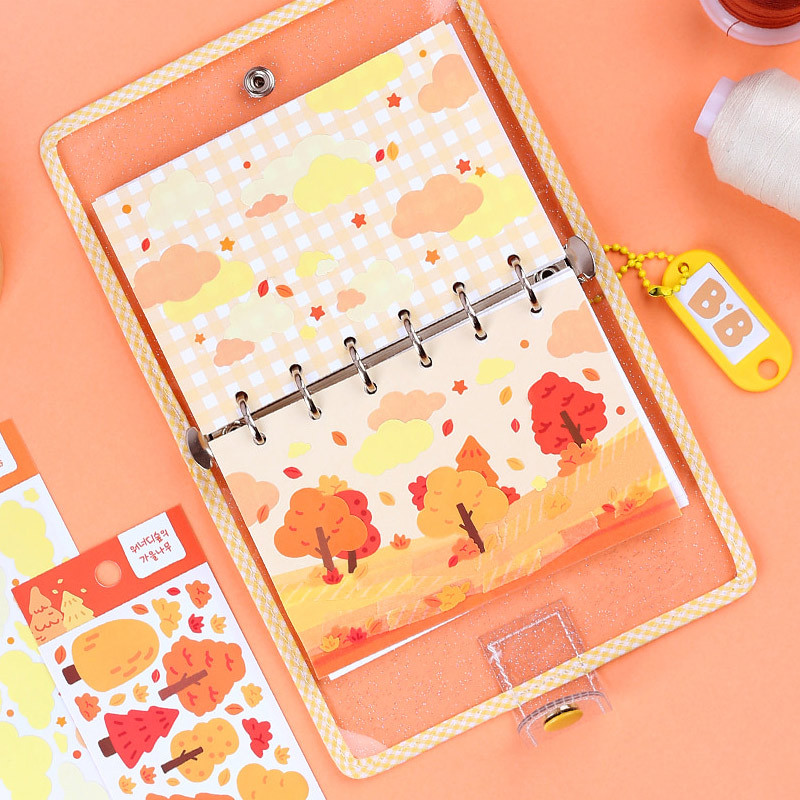 Usage example - Wanna This Forest's tree paper sticker Usage example - Wanna This Forest's tree paper sticker