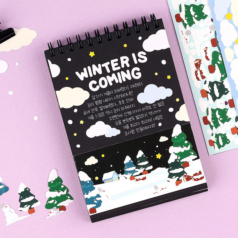 Usage example - Wanna This Forest's tree paper sticker Usage example - Wanna This Forest's tree paper sticker