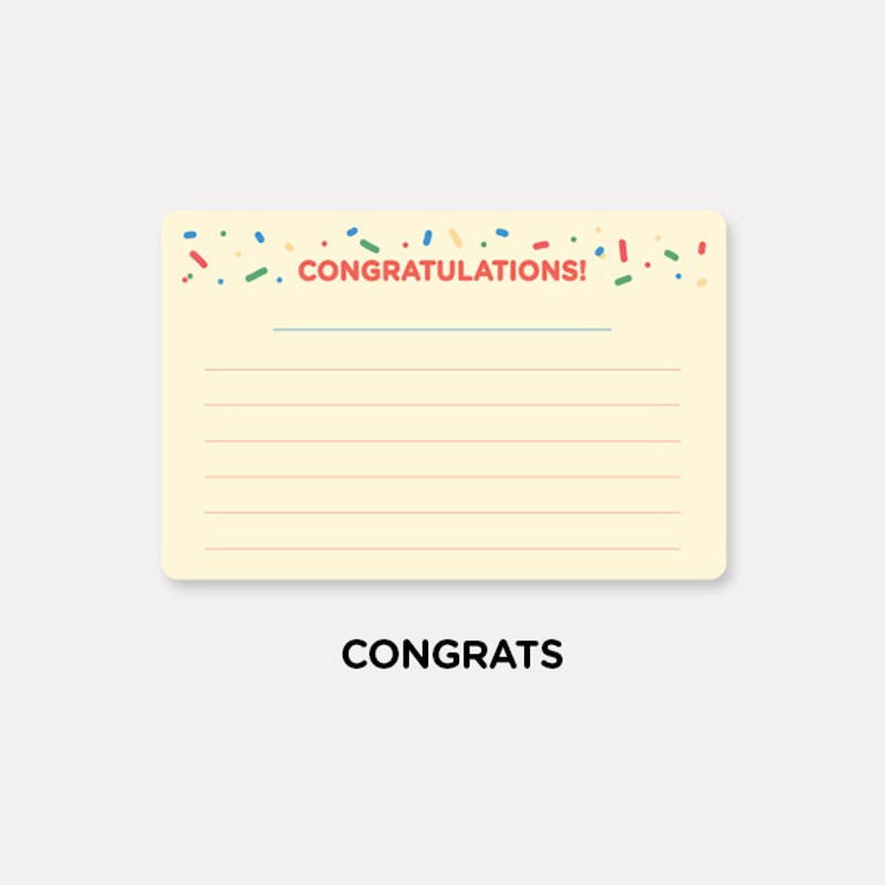 Congrats - Gunmangzeung The memo my various sticky notepad